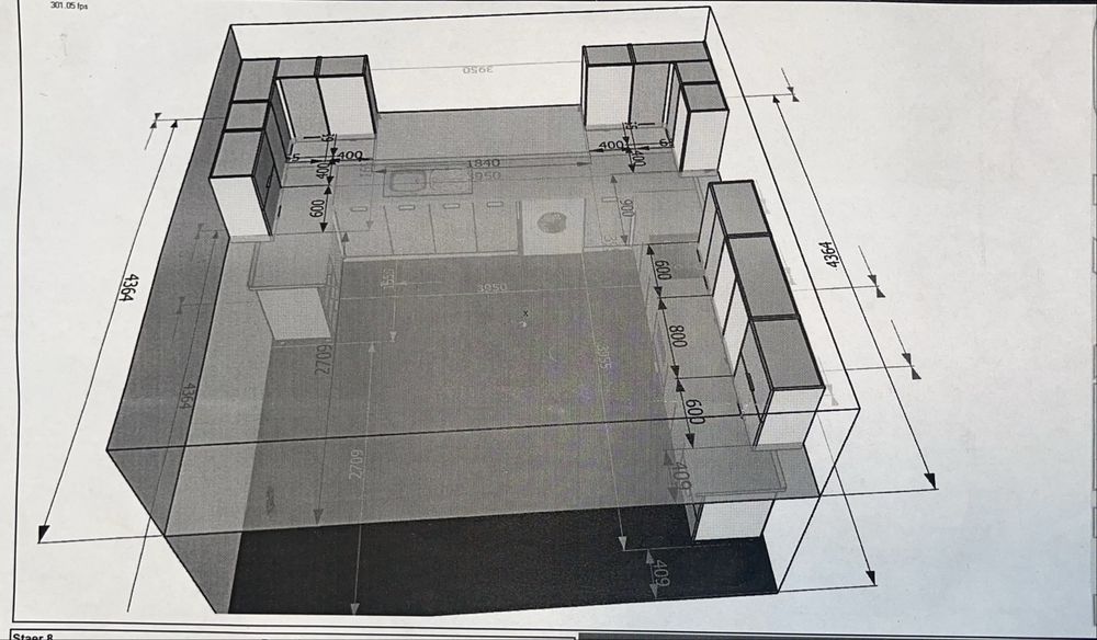 Vand mobila bucatarie MDF