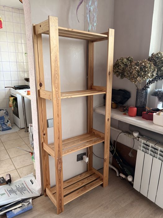 Стеллаж деревянный ikea