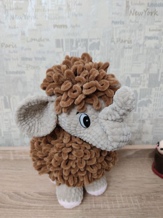 Мамонтёнок ручной работы