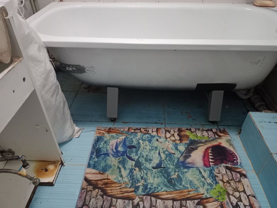 Продам ванну металл, б/у