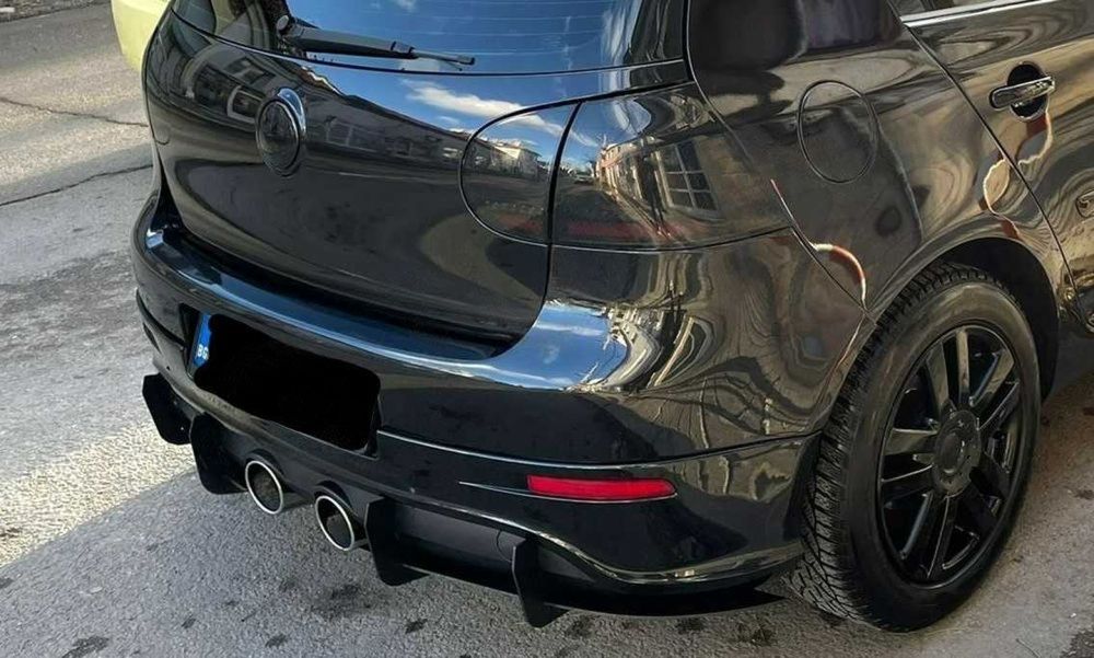 Заден дифузьор сплитер R Max за Golf 5 – Мат черен,  2003 – 2009