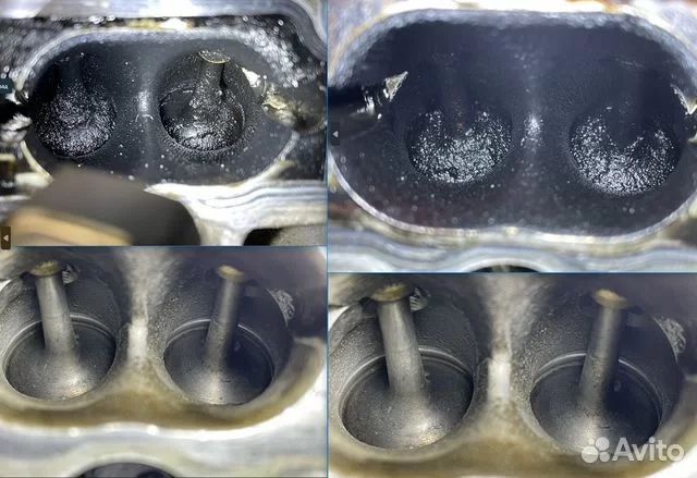 Чистка клапанов, орехоструй