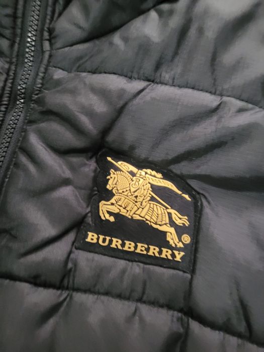 Geacă de iarnă neagră matlasată Burberry London – Mărimea 2XL