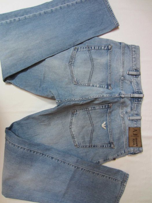 Blugi Armani,W32L30(scurtati),Talie=84cm,Lung=99cm,drepti,stare f.buna