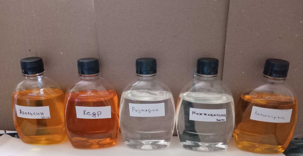 Пихтовое масло, Эвкалипт, Мята, Лимон, Апельсин,Бергамот,Кедр для бани