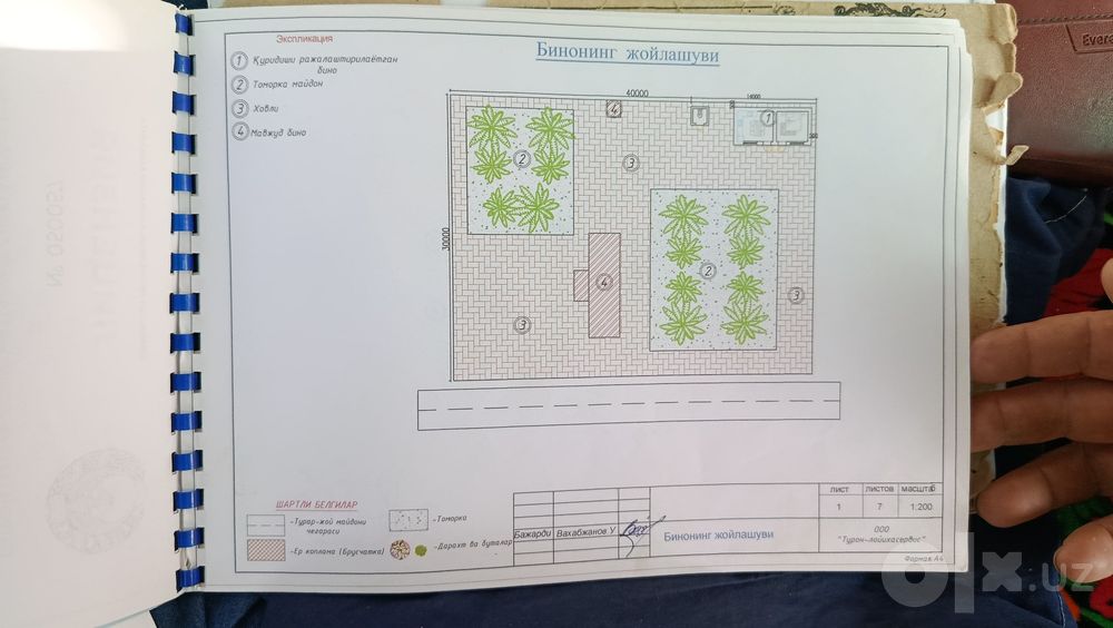 19-kvartlda Srochno Uchastka Sotiladi