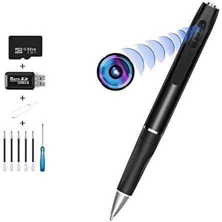 Шпионска писалка с мини камера 1080P HD запис (32 GB карта с памет)