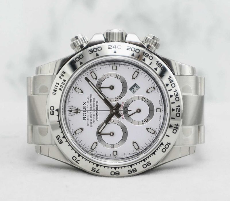 Чисто нов механичен часовник Rolex Daytona white
