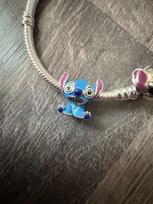 Bratara tip pandora Angel&Stitch disney noua