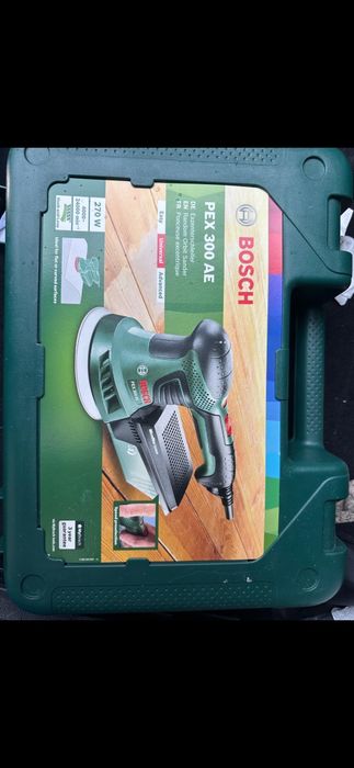 Bosch PEX 300 AE - Slefuitor cu excentric, 270 W, 125 mm, valiza plast