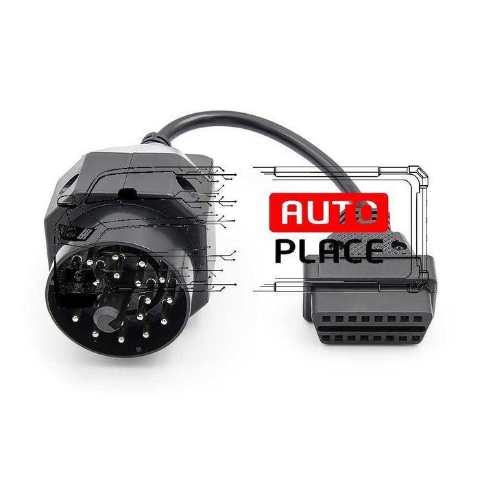 Кабел / Преходник / Адаптер за BMW 20 Pin БМВ 20 Пин Delphi Autocom