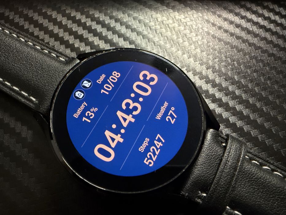 Samsung Galaxy Watch4 40mm 4G LTE Black - cutie originala + incarcator + curea noua