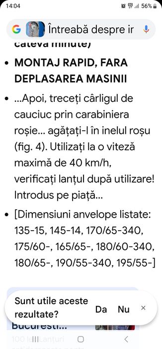 Vând  lanțuri auto