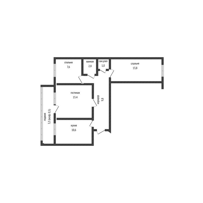 Продам 3к.р-н Парк Победы