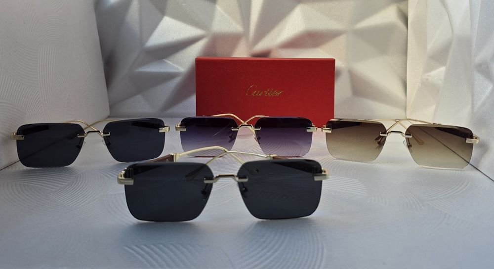 Мъжки слънчеви очила правоъгълни 4 цвята