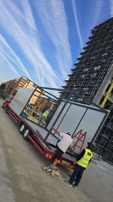 Platforma Transport Utilaje Grele Tractari Auto Recuperator Camioane Dube Trailer Buldoexcavatoare Tractoare Combine Microbuze Autoutilitare DEx12 A1