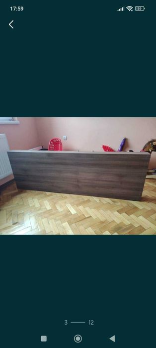 Барплот и шкаф МДФ 18мм. Дъб какао