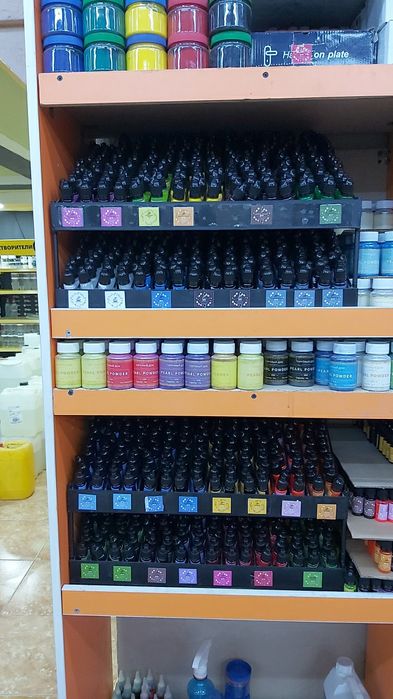 Красители для эпоксидной смолы. Неоновые. Люминофор. Голографические.