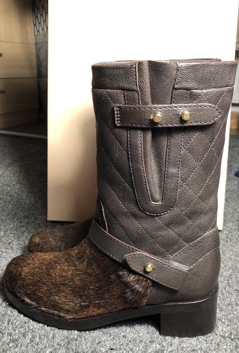 Ghete/cizme Musette din piele vitel/blana, mar 36