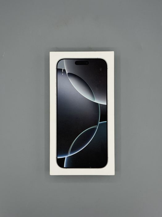 iPhone 16 Pro Max / 256 GB / Baterie 91% / 453 Cicluri / White Titanium / Impecabil / Garantie un an