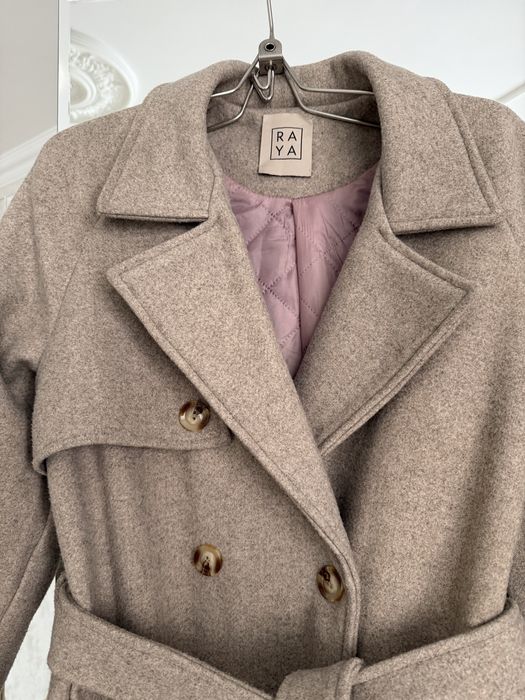 Пальто шерсть классика на стеганном подкладе