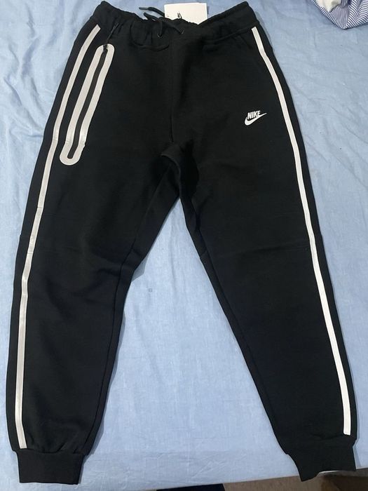 nike tech fleece reflective pants черные красивые