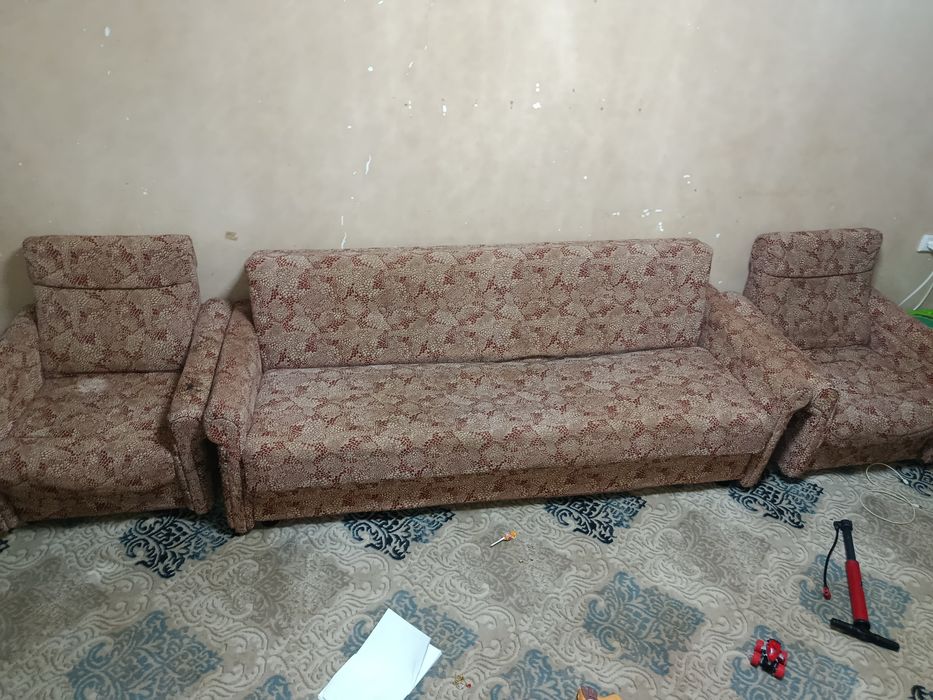 Мебель диван и 2 кресла