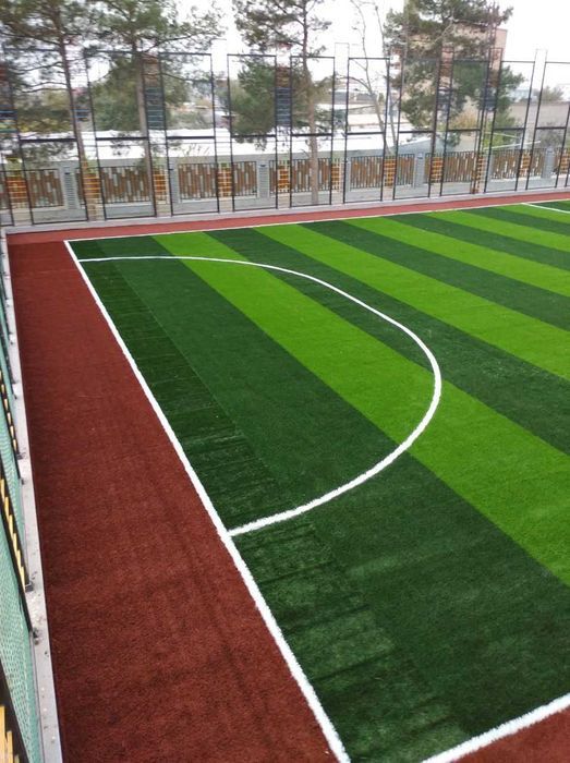 Suniy gazon VA zabor o'rnatish