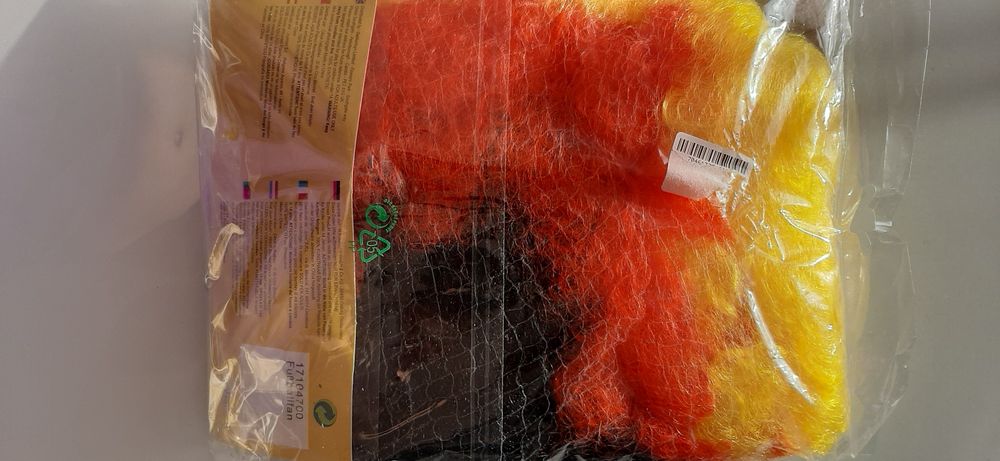 Peruca clovn animator suporter circ fotbal Germania