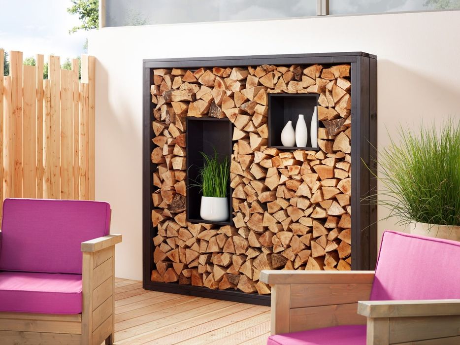 Дровница в стиле лофт