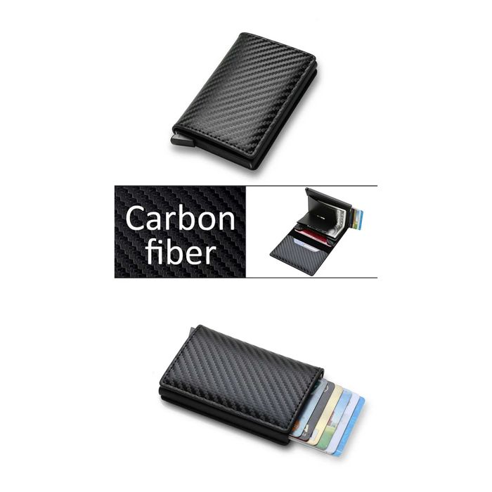 Portofel Pentru Carduri cu Protectie RFID - Previne frauda si furtul