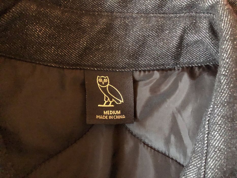 OVO Pom Pom Denim Quilted Overshirt ОРИГИНАЛНО мъжко яке - М