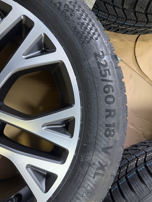 Jante aliaj NOI R18 FORD Kuga anvelope iarna 225/60/18 Continental NOI