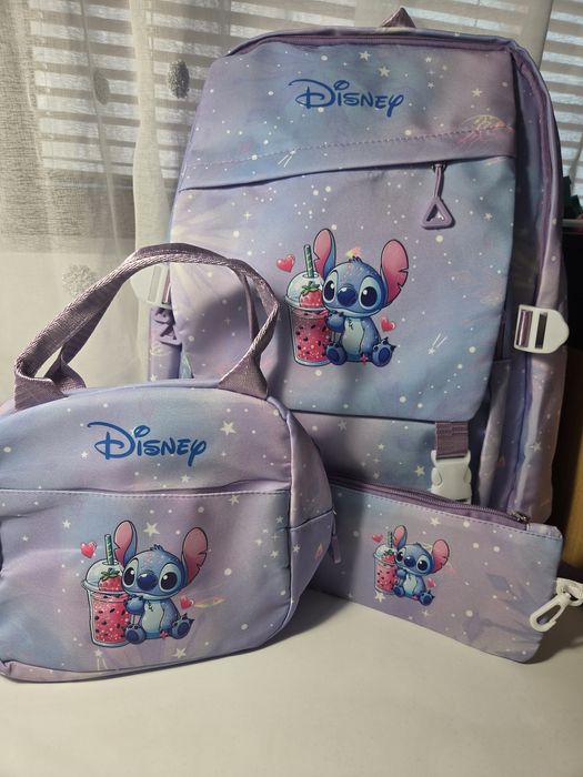 НОВО! 3в1  раница, термочанта,  несесер; Stitch