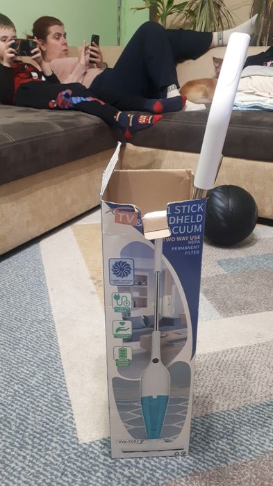 Прахосмукачка двупосочна с удължител дръжла