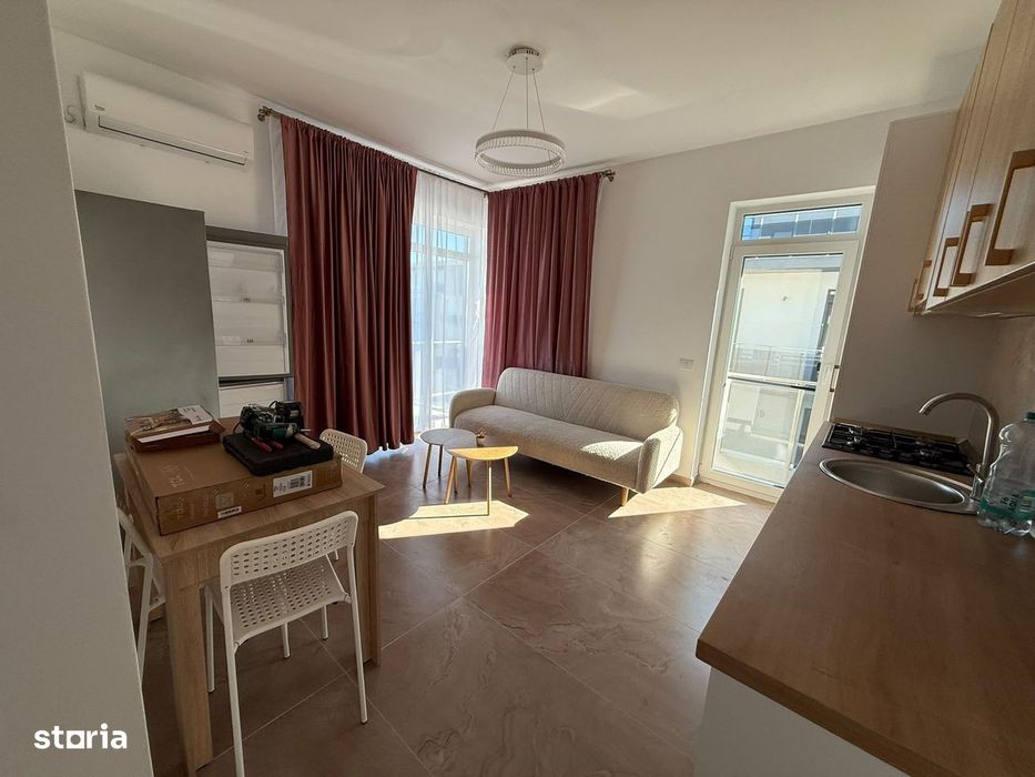 Apartament modern, prima închiriere, complet nou balcon generos