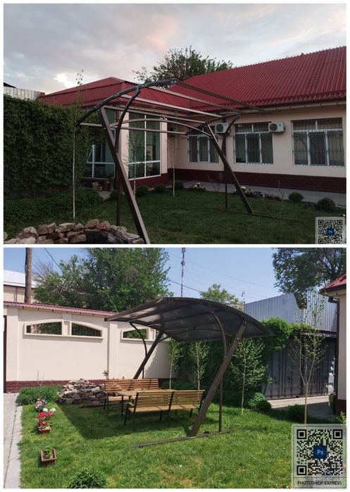 Авто навес навесы на болтах avto naves mashinaga naves hovliga naves