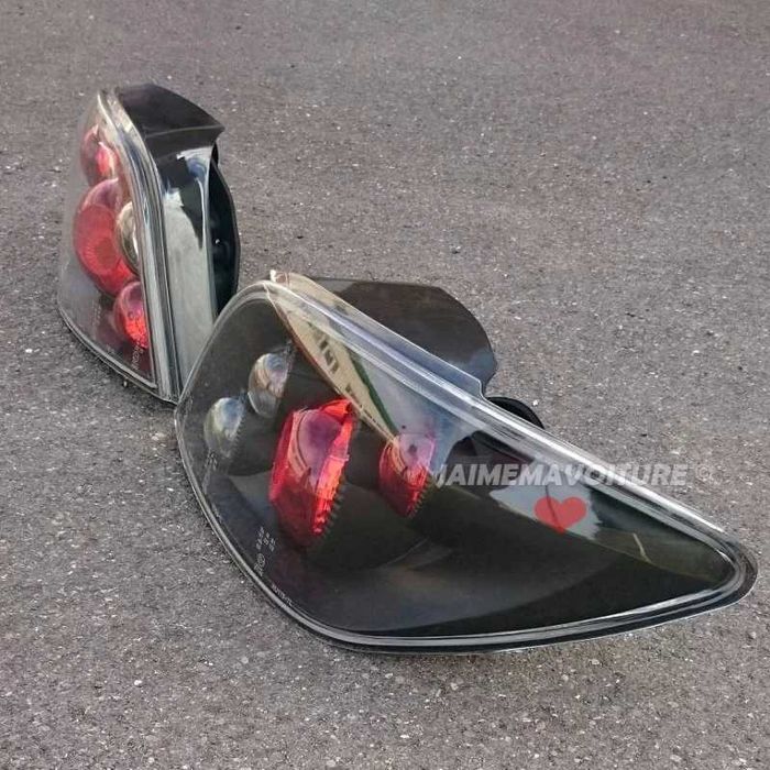 Стопове Пежо 307 Кристални тъмни Тунинг хечбек Peugeot 307 01-05г.