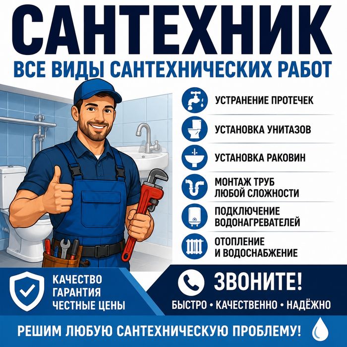 Услуги сантехника