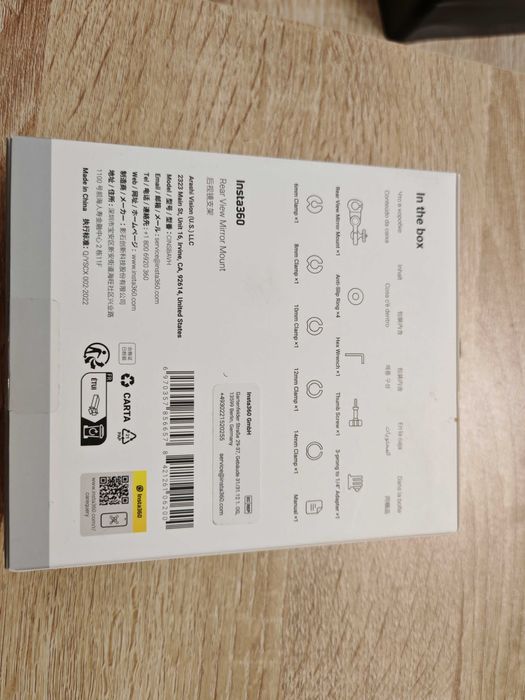 Insta 360 rear view mirror mount