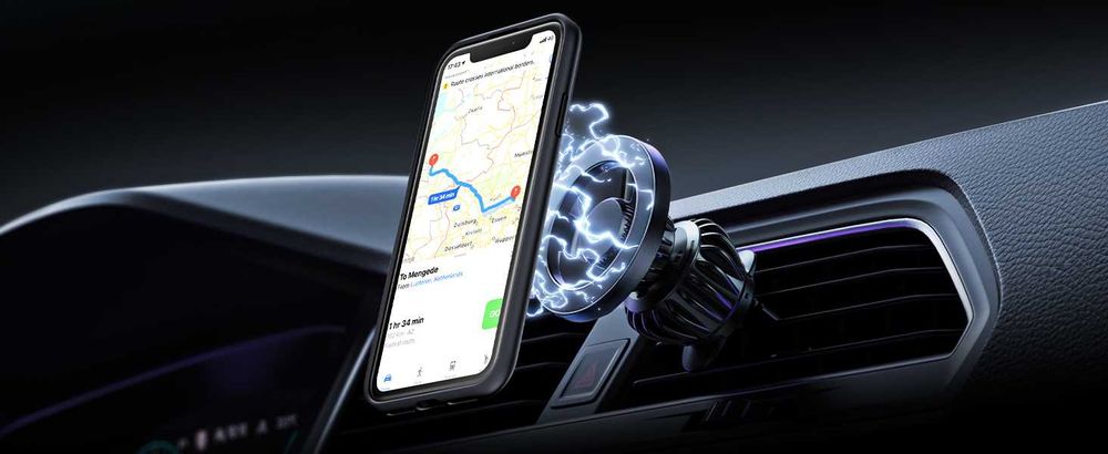 Магнитен калъф TOCOL 3 в 1 за iPhone 11 6,1 инча, подходящ за MagSafe