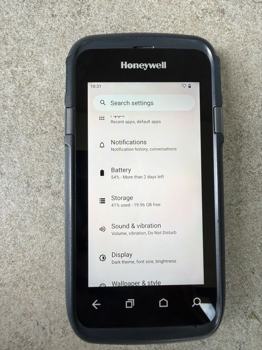Terminal mobil Honeywell Dolphin CT60 + 2 Baterii (Fără încărcător)
