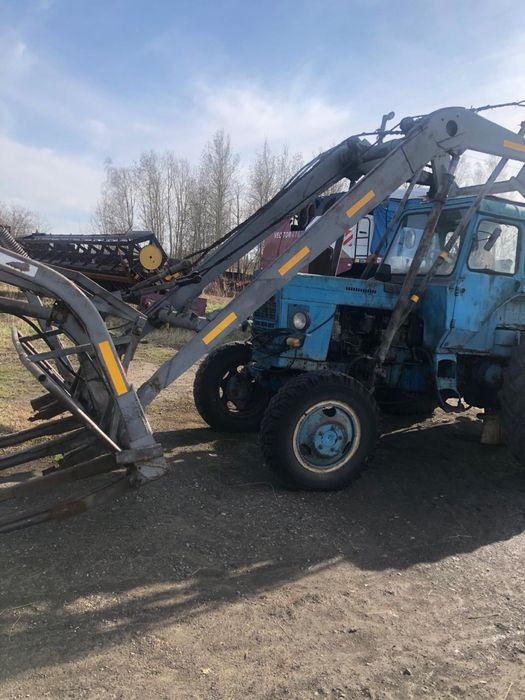 МТЗ , Стогомет, Грейферный погрузчик!