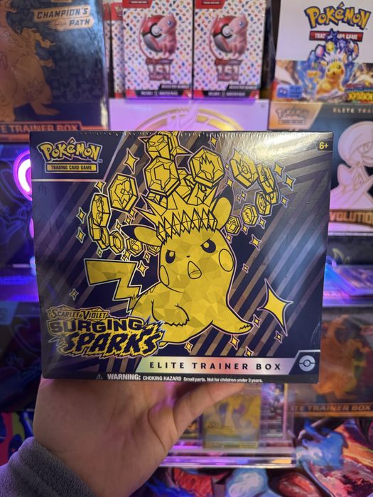 Pokemon Surging Soarks Elite trainer box