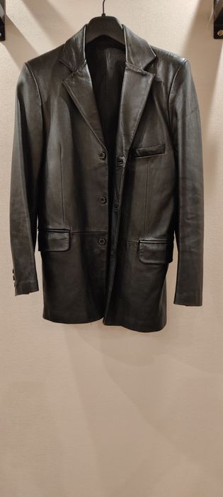 Пиджак из натуральной кожи