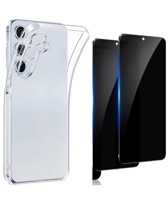 Husa Ultrathin + Folie Sticla Samsung A15/A16/A17/A26/A36/A56/A37/A57