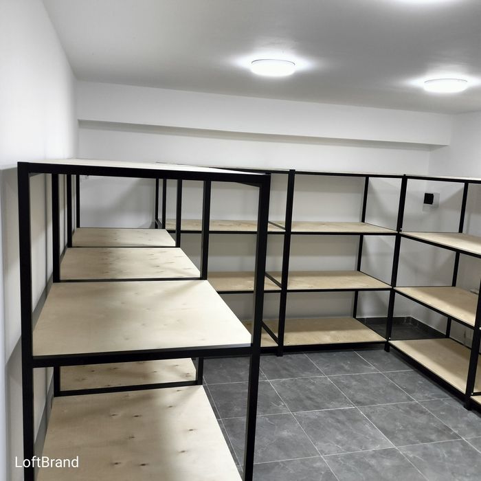 Изготовление стеллажей для склада. Лофт