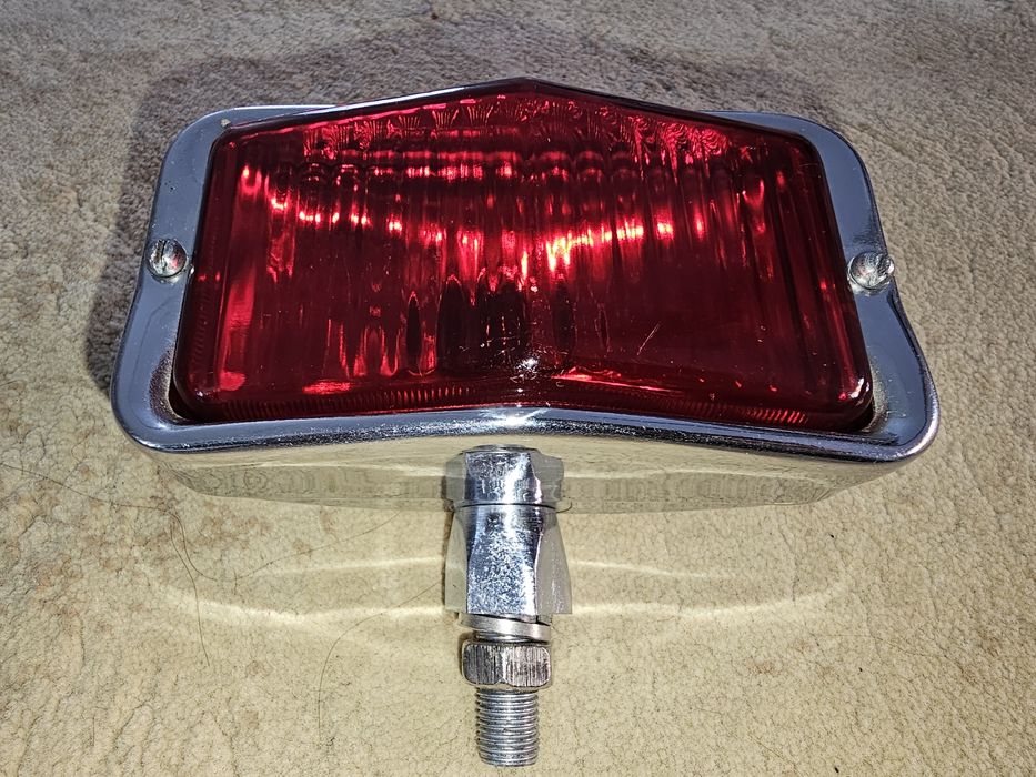 Стоп ретро хром стекло