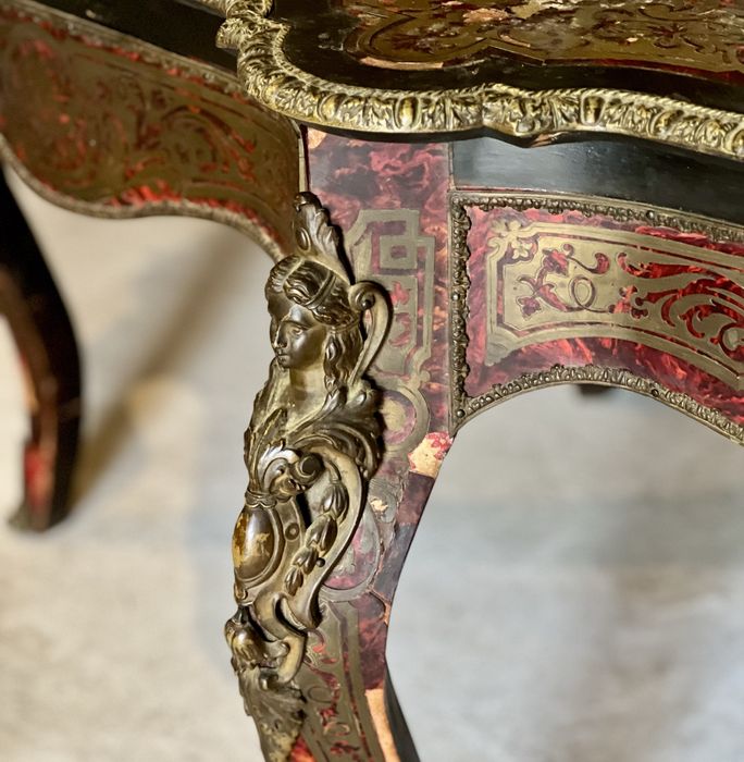 Masă veche Charles Boulle *** vintage / antic / vechi / retro ***