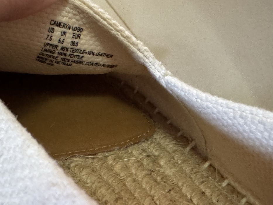 Espadrile/Mocasini  'CAMERYN'Lauren Ralph Lauren pe Alb Natural